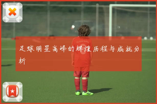 足球明星高峰的辉煌历程与成就分析